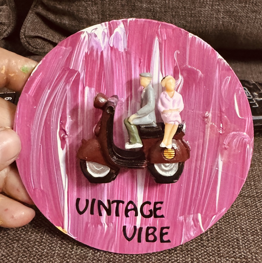 MDF Fridge Magnet - Vintage Vibes